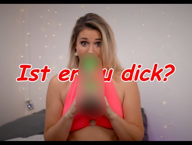 Melina-May Porno Video: Ist er zu dick? Der dil*o Test