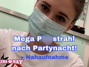 Melina-May Porno Video: Mega pi**strahl nach Partynacht!
